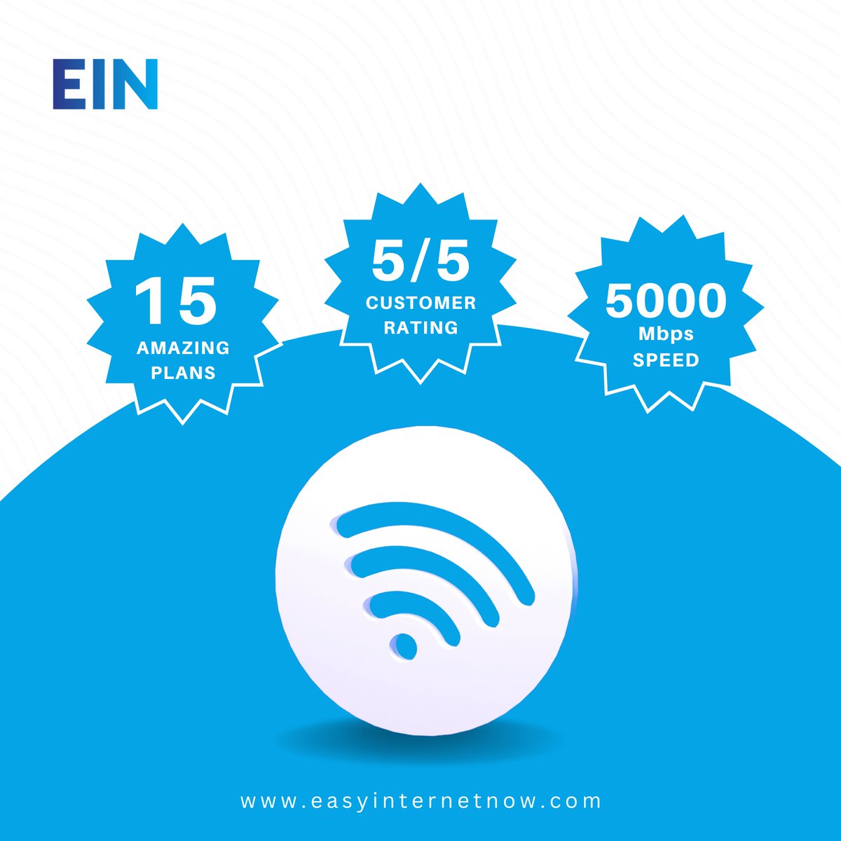 EasyInternetNow's tweet photo. What makes us different?
✔️5/5
CUSTOMER RATING
✔️15
AMAZING PLANS
✔️5000
MBPS SPEED
Get everything you need on the internet!

👉https://t.co/WVnI44keSE

#easyinternetnow #makesusdifferent #makesusdifferentfromtheothers #customerratings #amazingplans #internetserviceproviders https://t.co/oy0hi2nKdf