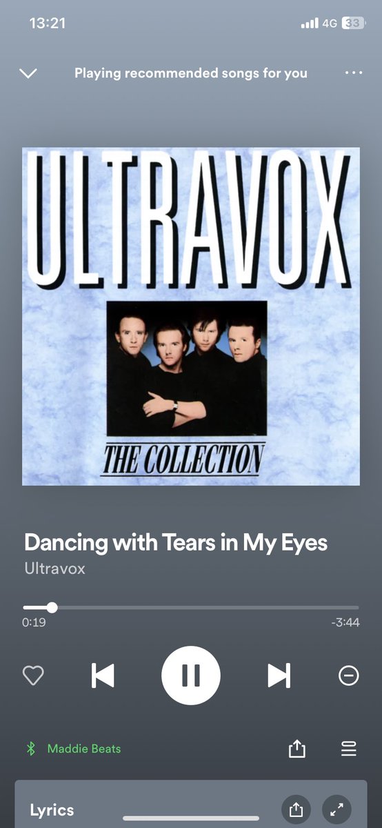 #Ultravox
#DancingWithTearsInMyEyes