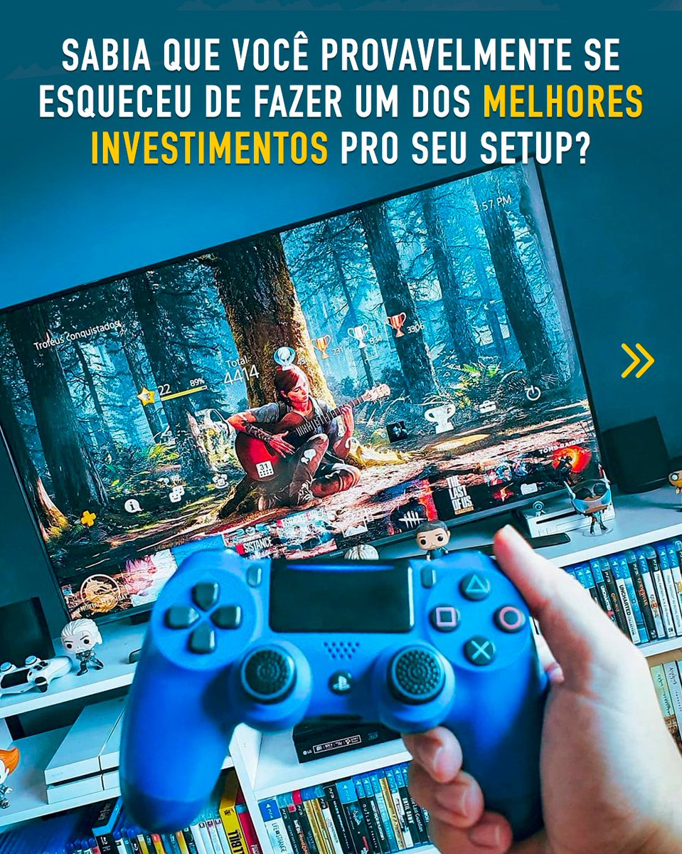 meuplaystation's tweet photo. Não adianta nada um setup bonitão se você não investir na proteção!
Escolha iCLAMPER pra proteger seu PlayStation e os outros itens do seu cantinho gamer >>> https://t.co/Yx9lw6qqYh
#publi #iCLAMPER #CLAMPER https://t.co/MkXUVMeiuV