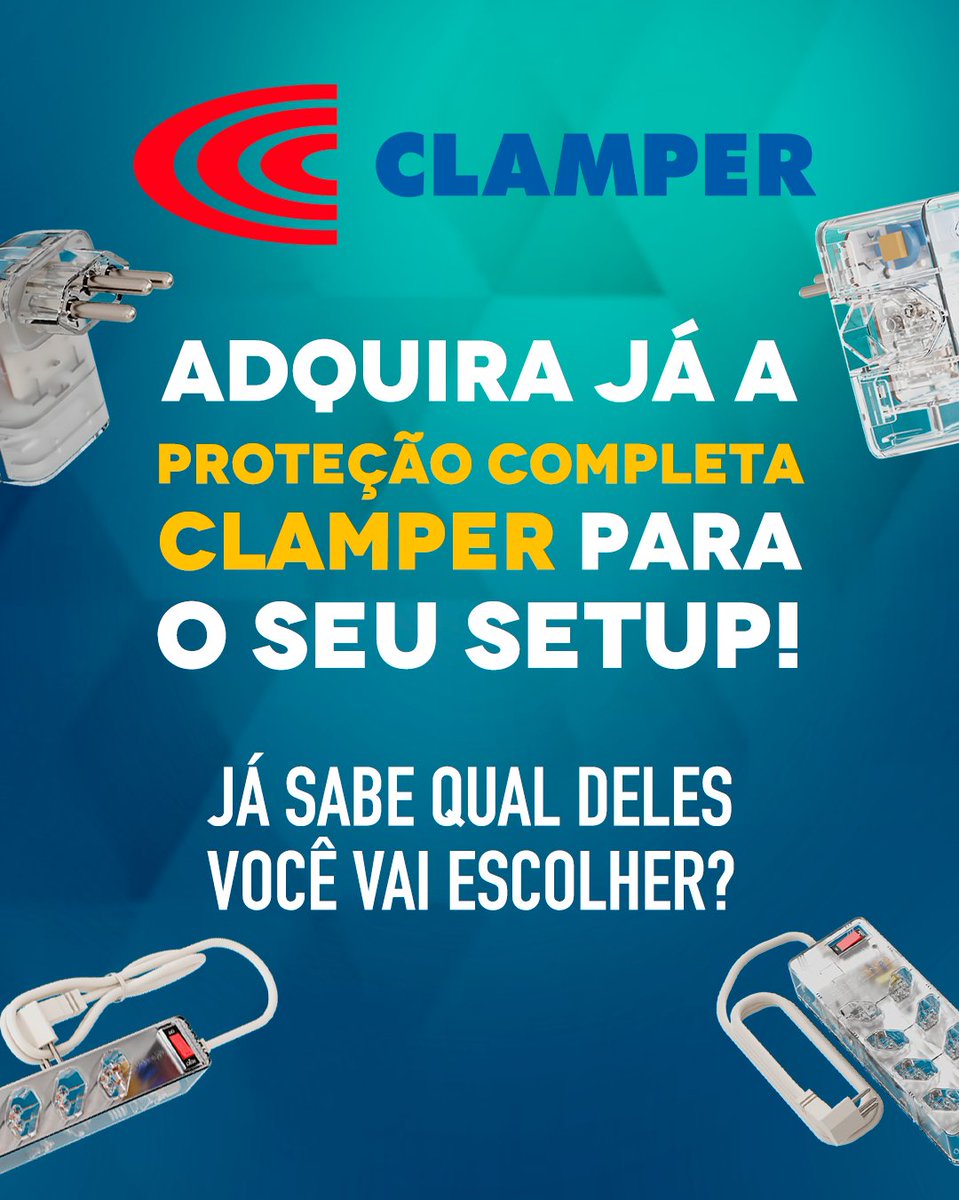 meuplaystation's tweet photo. Não adianta nada um setup bonitão se você não investir na proteção!
Escolha iCLAMPER pra proteger seu PlayStation e os outros itens do seu cantinho gamer >>> https://t.co/Yx9lw6qqYh
#publi #iCLAMPER #CLAMPER https://t.co/MkXUVMeiuV