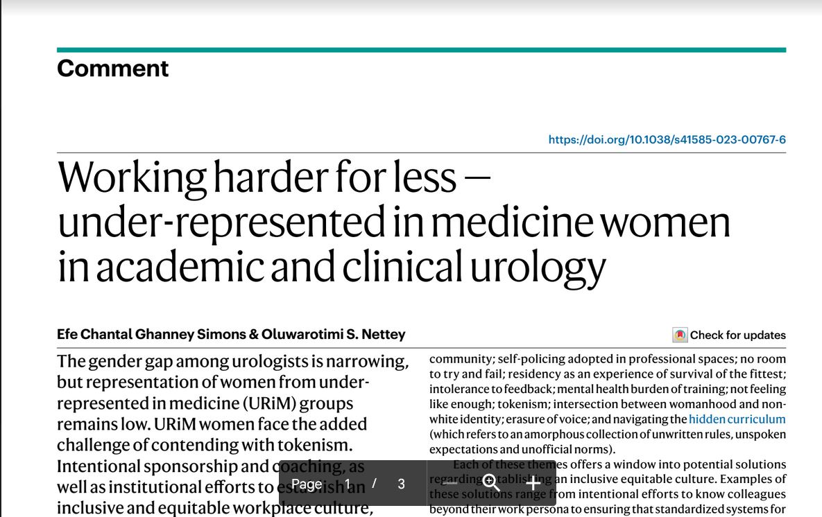 Food for thought from @EfeCGhanney in @NatRevUrol nature.com/articles/s4158…