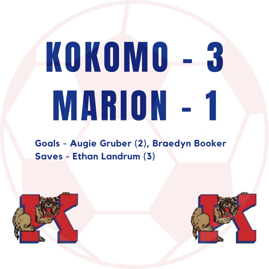kms_soccer's tweet photo. Solid performance last night, boys. All three goals came off assists. #WildkatNation https://t.co/4uBJzc7rrd