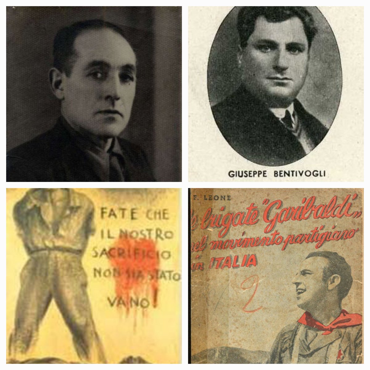 Teresa02247224's tweet photo. Il 21aprile 1945 vengono ritrovati in via Saffi a Bologna i corpi dei #CompagniPartigiani
Sante Vincenzi e
Giuseppe Bentivoglio uccisi la sera prima dai fascisti...
Morti per la nostra libertà 🌹✊🏻✊🏿✊🏽🌹
#AndreaMarano https://t.co/GgNx89l3pd