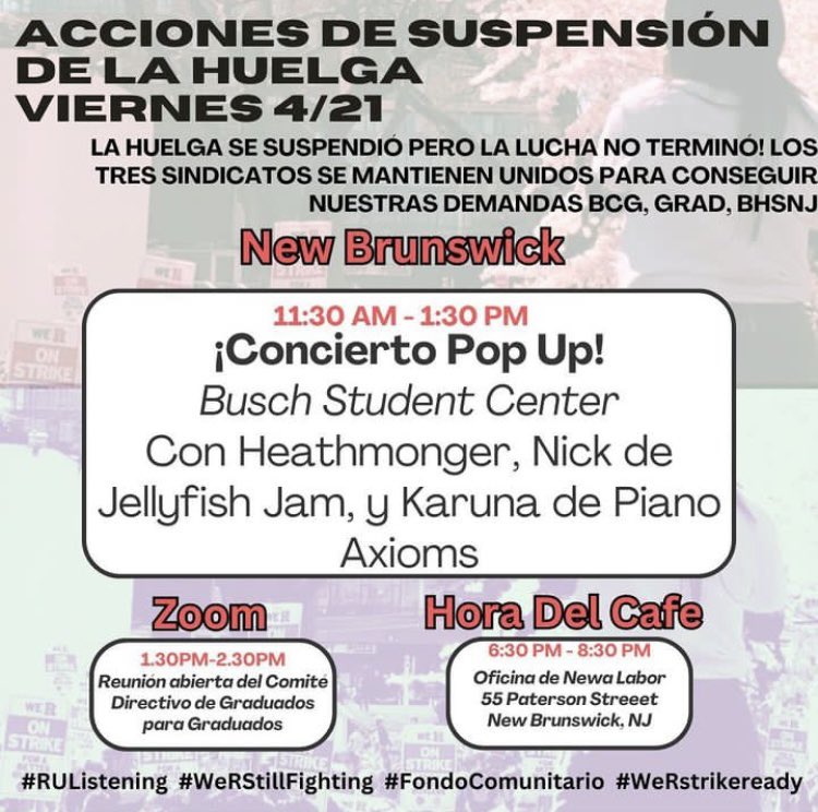 Rutgers AAUP-AFT Academic Worker Union tweet media