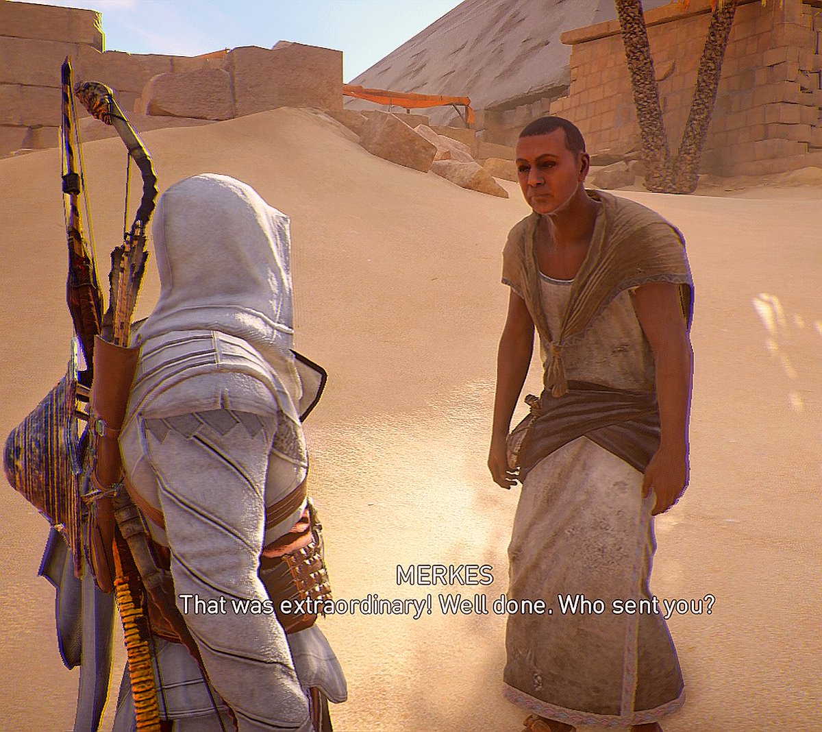 MrJesterI's tweet photo. Well, turns out he did need help 🤣🤣 #Game #gamers #Gamers4life #AC #AssassinsCreed #AssassinsCreedOrigins #VPGamers #VirtualPhotography https://t.co/MYlOqhPMI9