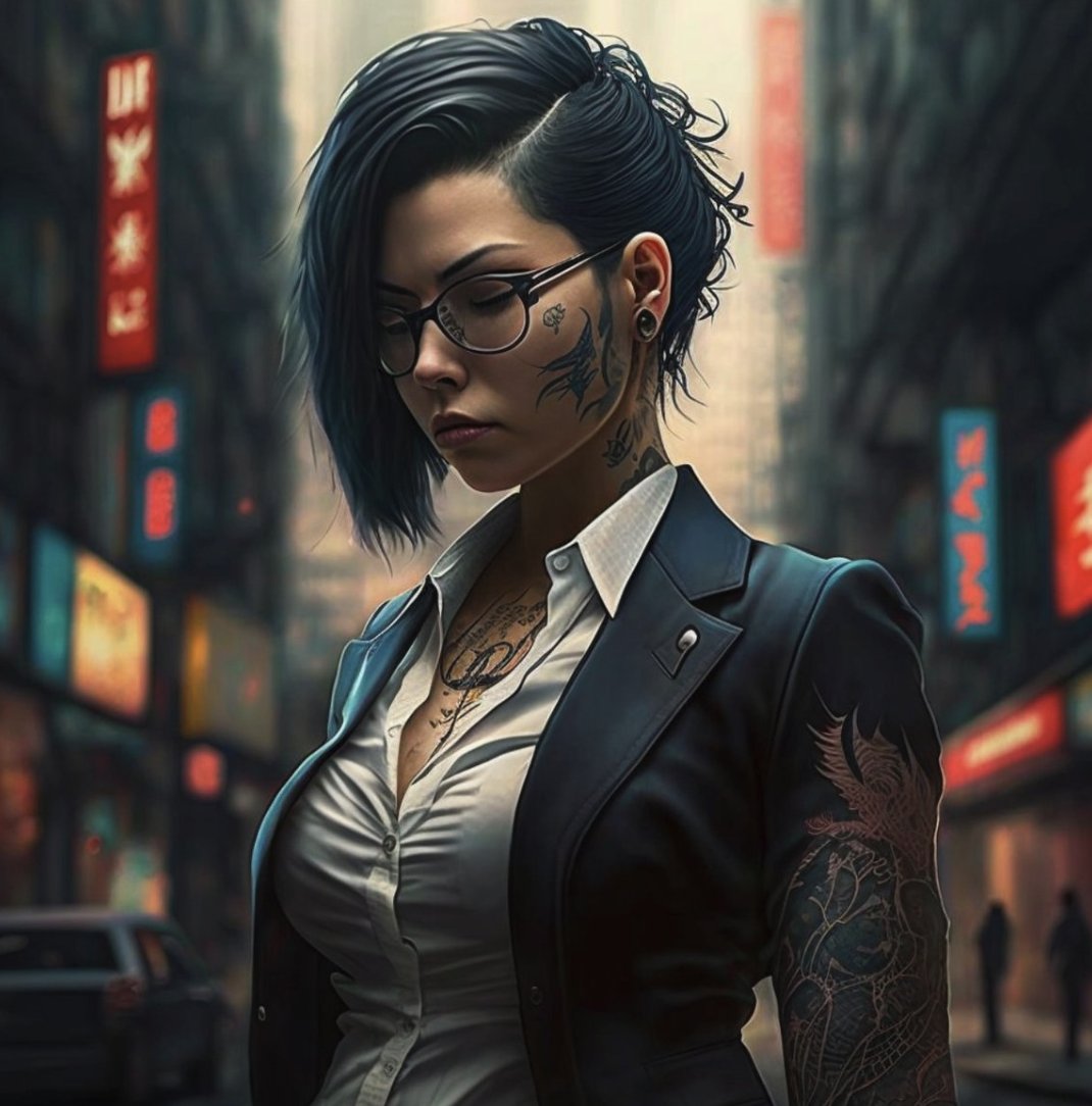 Rui She grew up in a traditional Yakuza family, and her father was a high-ranking member of the clan. She trained in martial arts from a young age.

<a href="/zkxprotocol/">ZKX</a>
#ZKXYakuza