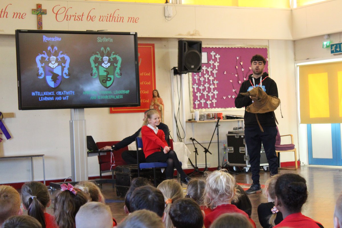 St_PatrickCorby's tweet photo. Our children and staff had such a wonderful day yesterday with @enrichedu playing Quidditch.  A big well done to Hufflepuff  (St David's) who were crowned the overall champions of the day. https://t.co/X3FQ0Oy6u4