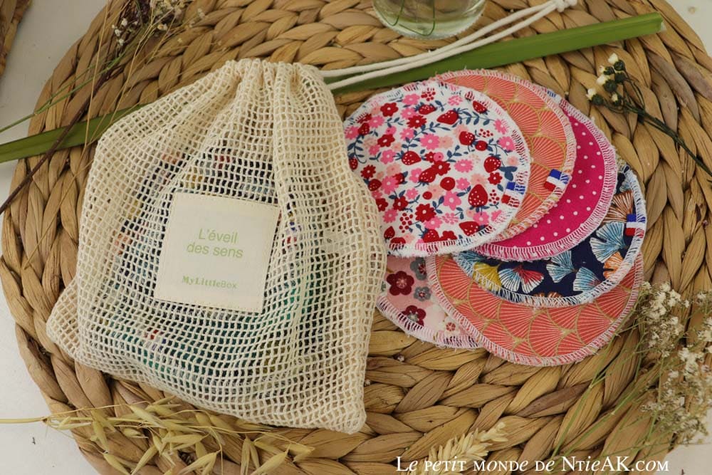 Voici le contenu de la box My little box d'avril 2023 : tellement pratique ce filet en coton recyclé : lepetitmondedenatieak.com/2023/04/my-lit… ⭐️ #cotonrecycle #mylittlebox #beaute #lingettedemaquillantelavable #beauty #codepromo