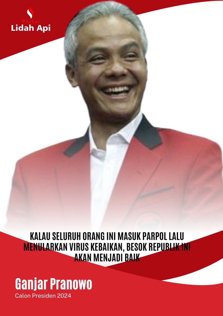 ZonaAngkringan's tweet photo. @ganjarpranowo @jokowi Kalau seluruh orang ini masuk parpol lalu menularkan virus kebaikan, besok republik ini akan menjadi baik https://t.co/zgCppzjTCN