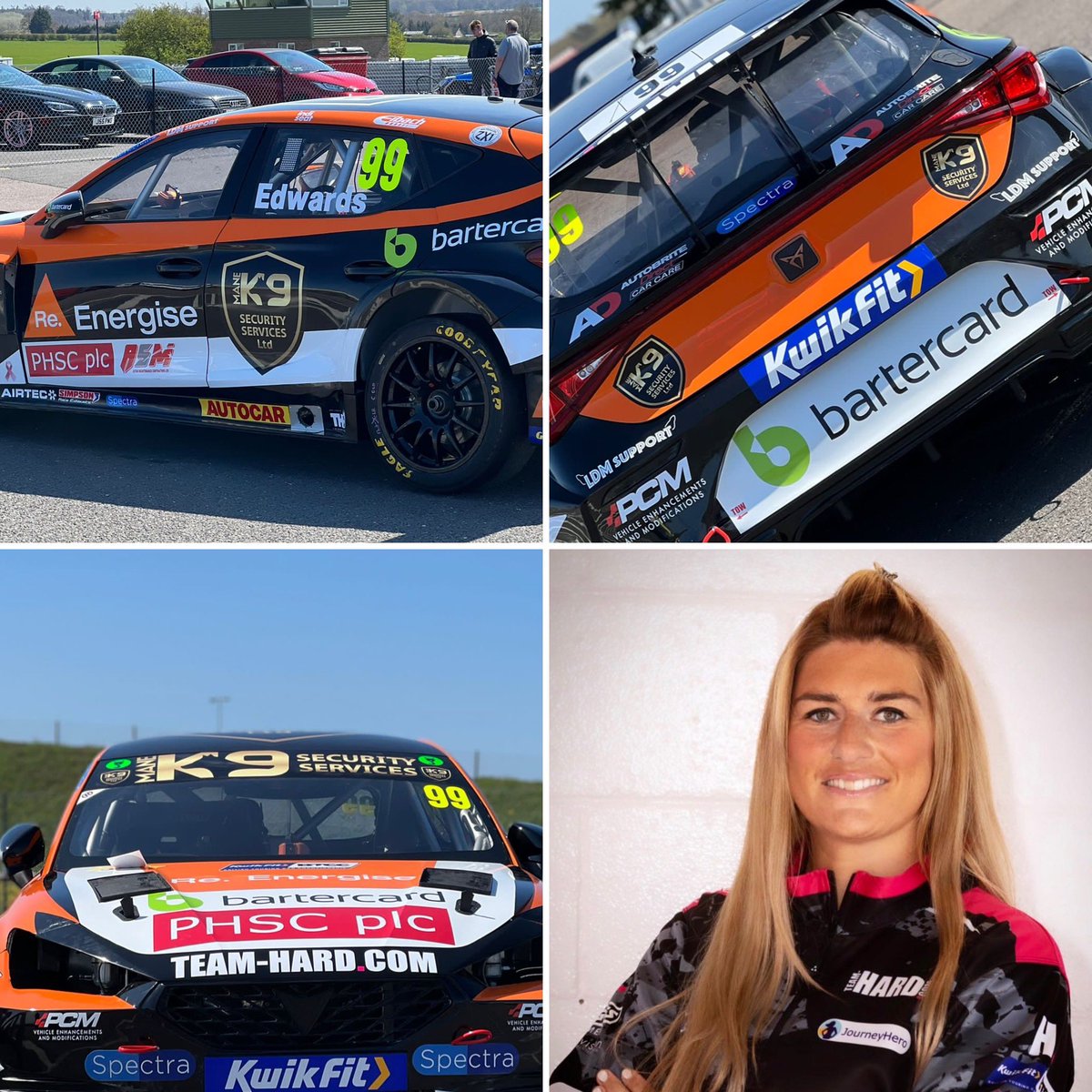 k9_ltd's tweet photo. We are pleased to announce our #sponsorship for @JadeEdwards9 in the @BTCC series for 2023. We are looking forward to the season. #JadeEdwards #ManeK9Security #JE99 #BTCC #TeamHardRacing @TeamHardRacing https://t.co/UXegNLSEl2 0800 046 1153 #ManeK9Sec https://t.co/0tkgKInsGk