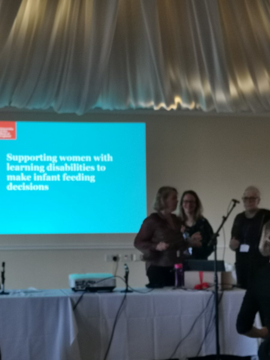 An amazing talk from @sallyjdowling and Emma Douglass about the information needs of women with learning disabilities. Is the information we provide actually accessible for the population #MAINN2023