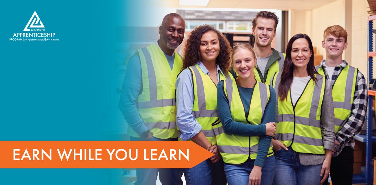 ApprenticeMS's tweet photo. Register Apprenticeship is a proven strategy for helping businesses grow their own skilled workforce through a combination of customized and rigorous on-the-job training and related classroom instruction. Learn more here: https://t.co/OSgvTNkBow  

#MsApprenticeships https://t.co/FD9E8I6yw2