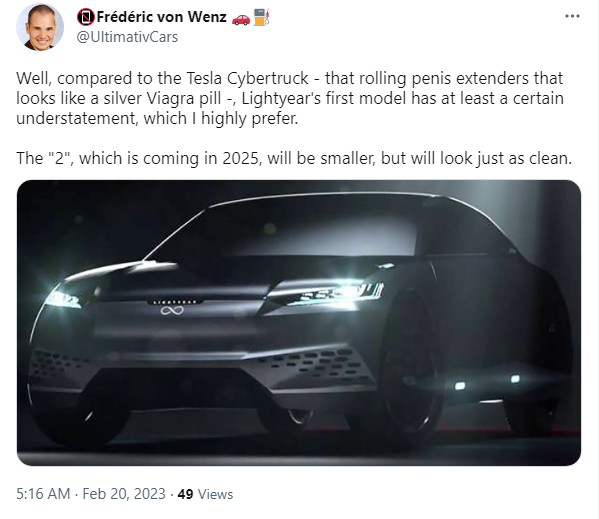 UltimativCars's tweet photo. The #Lightyear0 (former #ONE) has ended now, but to make room for the next model, former #prototype|s & stuff are auctioned:
https://t.co/dIUYQ6rKUR
#Lightyear has proven that a #solarpowered vehicle MAKES sense & fresh money will make the production of the #Lightyear2 possible. https://t.co/q7CVA0ysNw