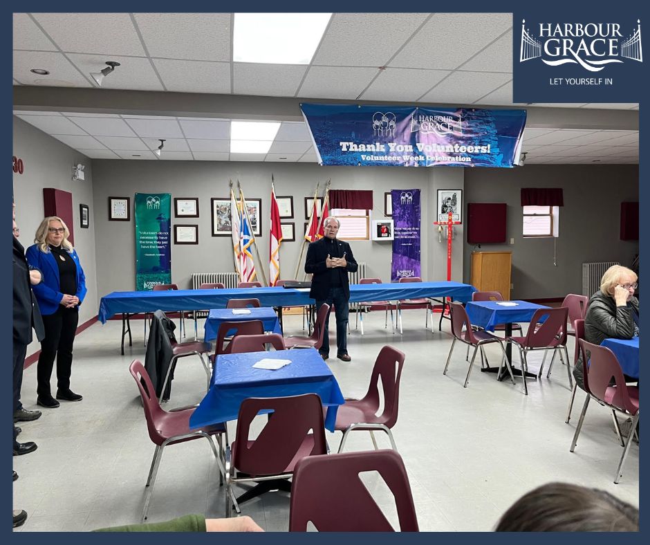 townofhrgrace's tweet photo. Some pictures from our Volunteer Week NL 2023 reception last night. Thank you to our volunteers for your continued dedication to our community!
https://t.co/EhCH5VTPoF
#letyourselfin https://t.co/7O2Fq2Okji