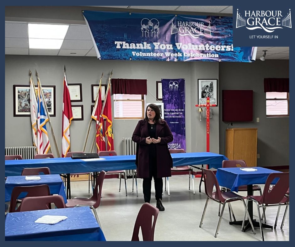 townofhrgrace's tweet photo. Some pictures from our Volunteer Week NL 2023 reception last night. Thank you to our volunteers for your continued dedication to our community!
https://t.co/EhCH5VTPoF
#letyourselfin https://t.co/7O2Fq2Okji