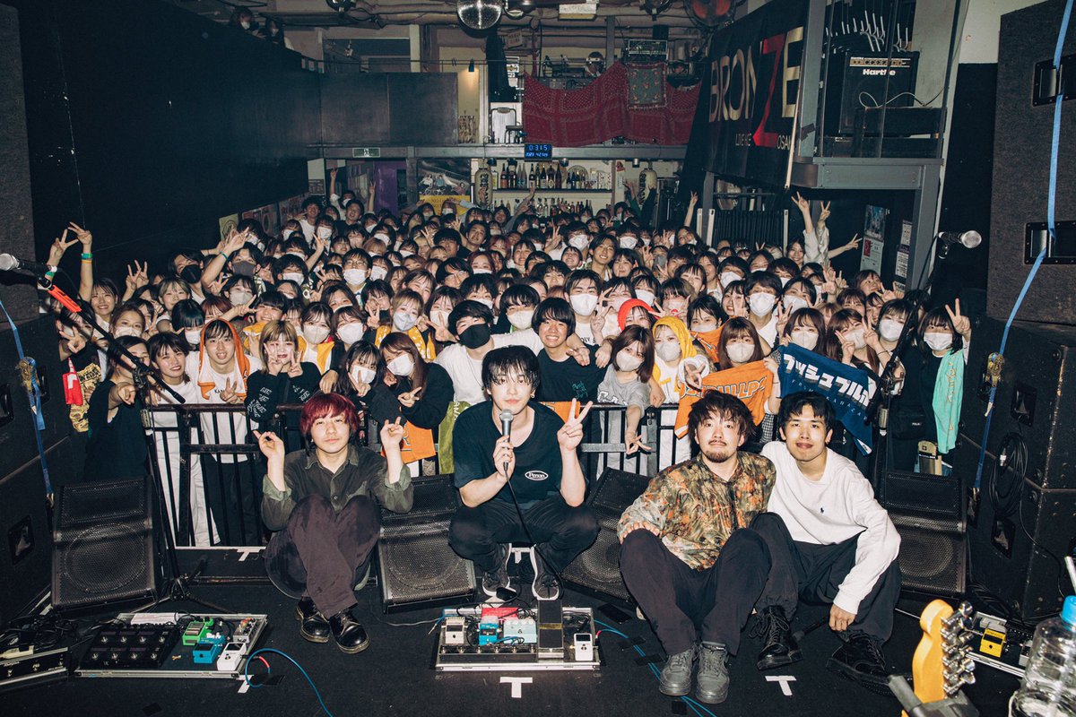 pushpullpot's tweet photo. 【Thank you!】

2023.4.21（金) 大阪 心斎橋BRONZE

2nd mini album「鼓動」release tour
"ノアに乗って城門突破ツアー"ワンマン編

THANK YOU , SOLD OUT!!
本当にみんなありがとう！
めちゃでかい声最高だったよ！

📸photo by まっすー  @yuuta_0927 https://t.co/e1gLU4jkiV