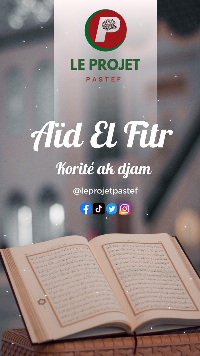 Aïd El Fitr ! Excellente fête de Korité 
~~~~ Korité ak djäm~~~~
@SonkoOfficiel @CitizenLYsn @elmaalignjaay @ibou_001 @Noo_IDcard @LamineNdiay11 @LansanaGagny 
#AidAlFitr #EidUlFitr #Dakar #sonko #ousmanesonko