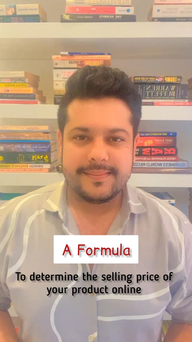 NeelVed7767's tweet photo. Want to the simple formula to determine the selling price of your product online-https://t.co/evLHQ9fFYI
#website #product #onlinebusinesstips #onlineselling #ecommercebusiness #ecommercetips #sales #average #premium #seller #onlinecommunity #marketing #marketplace #buy #invest https://t.co/i0afof8Lvu