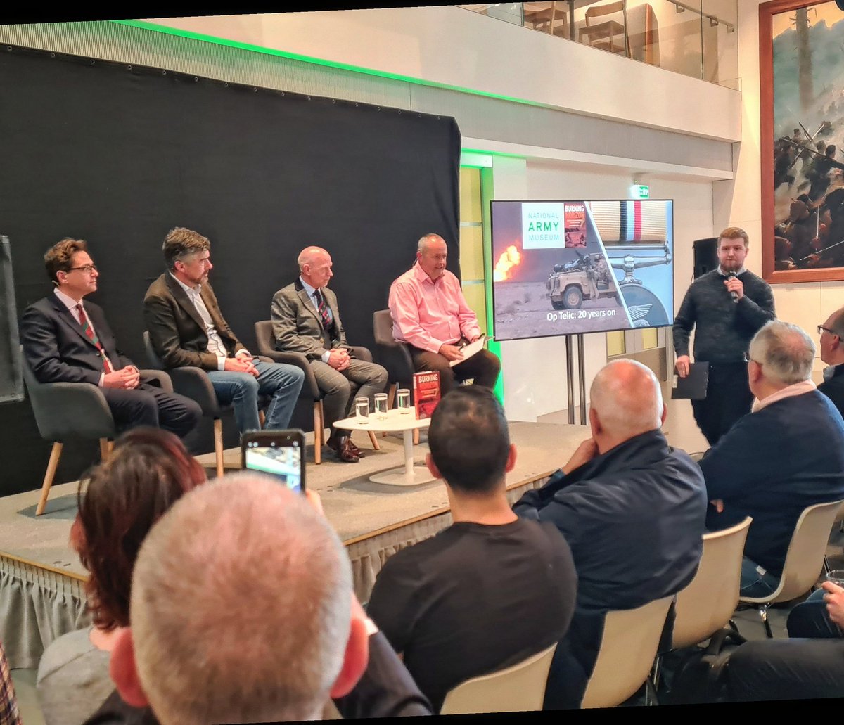 Congratulations to Julian Whippy on his book #burninghorizon. The launch <a href="/NAM_London/">National Army Museum</a> was a great night #telic