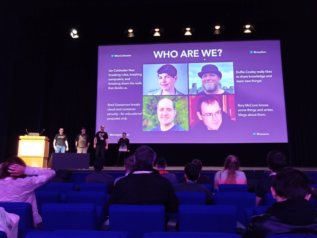 devhunger's tweet image. Informative and entertaining talk &quot;Malicious Compliance: Reflections on Trusting Container Scanners&quot; at #KubeConEU Thanks!