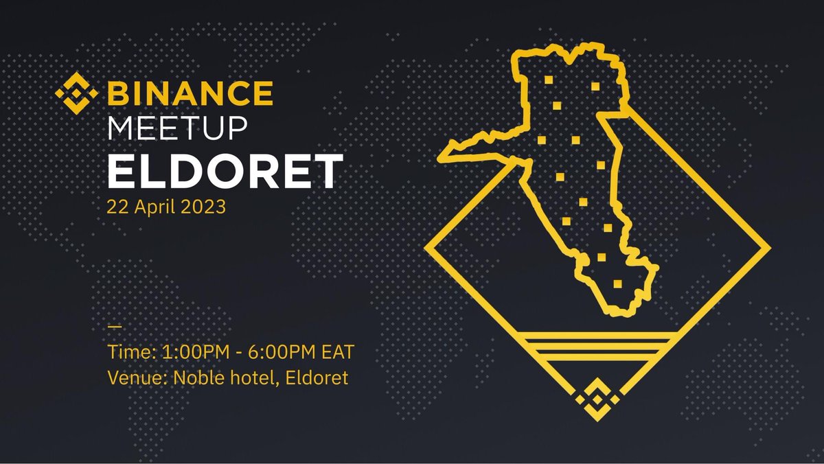 BinanceAfrica's tweet photo. #Binance is hosting a community meetup in Eldoret, Kenya 🇰🇪 #BinanceInEldoret 

Come and learn from amazing professionals and engage in exciting blockchain activities.

📆 22nd April
⏰ 1PM EAT
📍 Noble Hotel 

Register Now 👉 https://t.co/WIGJplvdwI https://t.co/vYU3aipo9n