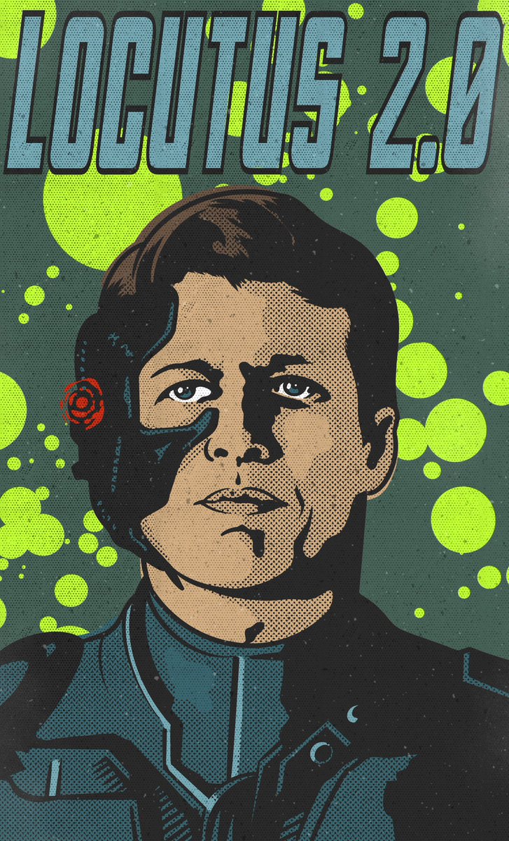 #jackcrusher #StarTrekPicard #StarTrek #StarTrekLegacy #borg #fanart #digitalart