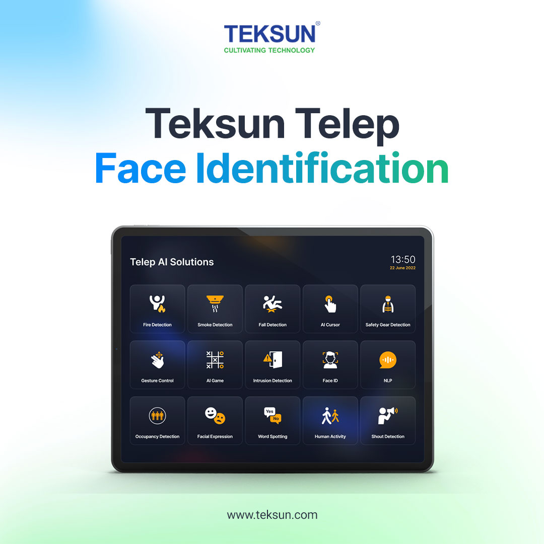 TeksunInc's tweet image. Teksun Inc Telep Face Identification #AI model is an AI-enabled #smartsolution to identify and verify faces to recognize the person&apos;s identity. This solution furnishes real-time face detection, tracking, and #monitoring capabilities.