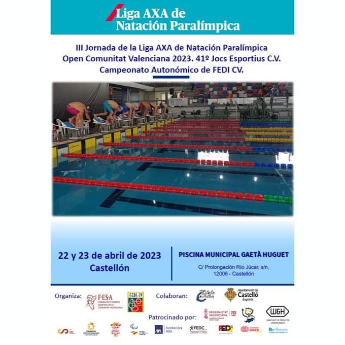 fedi_cv's tweet photo. Preparado para el fin de semana?

✅️ CTO AUTONÓMICO NATACIÓN @fedi_cv|JORNADA LIGA  AXA|OPEN  CV FESA
✅️SESIONES TECNIFICACION Y CONVOCATORIA SELECCIONES AUTONÓMICAS MASCULINA Y FEMENINA 🏀
@GVAculturesport 
@comunitatesport 
@caixabank 
@dipvalencia 
@FEDDI_DI 
@FTA_CV https://t.co/W2hqqsk3Fx