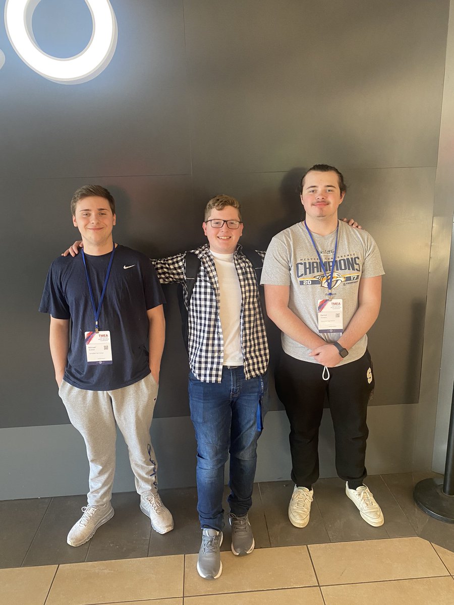 SHSBandTN's tweet photo. Having an awesome time at TMEA All-State Band Clinic. Proud of these three representing Robertson County so well in the 11-12 Concert Band. Congrats guys! #RobCoMusic #WeAreRCSTN @WHHeritageBand @whhhspats @christucker0560 @causey_chris https://t.co/YsRtAMD4S8
