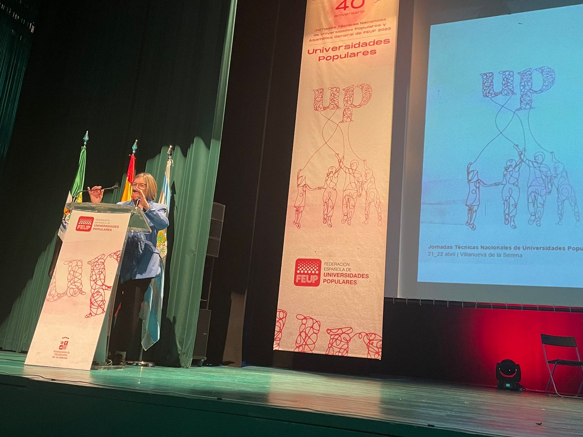 up_aupex's tweet photo. Tenemos el honor de clausurar las Jornadas técnicas de @lafeup
Nuestra directora, Josefa Moreno Campos, ha sido la encargada de cerrar unas jornadas que nos han permitido compartir y reflexionar para seguir avanzando en nuestra senda
#FEUP #UUPP #UniversidadesPopulares https://t.co/D3UA5nt12s
