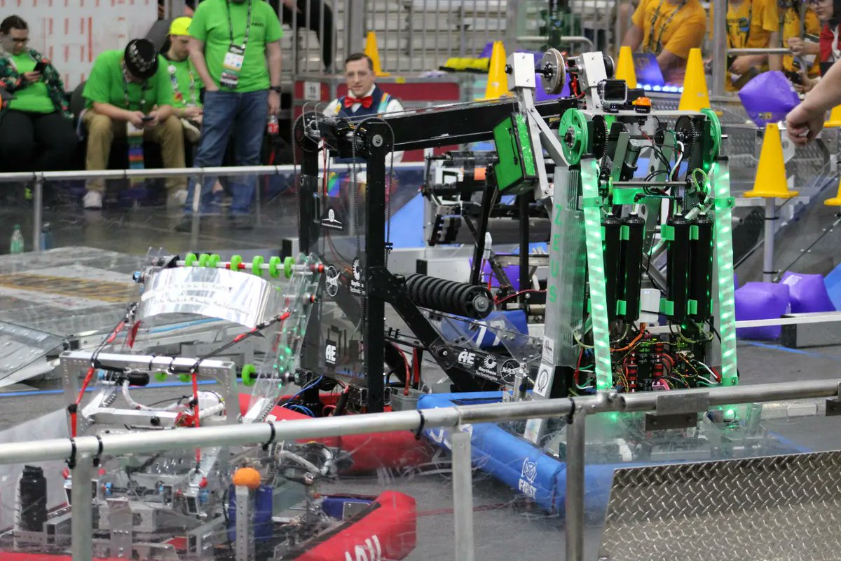 frcteam533's tweet photo. Pics from our first five quals yesterday! You could say we look good in blue π¦π΅π
#Team533 #PSIcotics #FIRSTRobotics #FRC #OMGRobots #Robots #STEM https://t.co/U1cshXiTqo