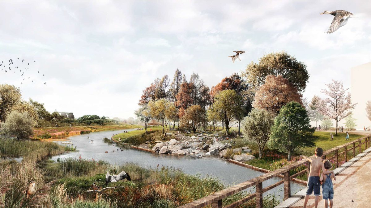 Stad_Antwerpen's tweet photo. #Nieuws over #Ringpark Het Schijn: er komen 2 extra #overkappingen bij de Ten Eekhovelei en Hof Ter Lo ๐ De werken starten ook vroeger ๐ Bekijk de #ontwerpen โก๏ธhttps://t.co/52FvrJPvs1 https://t.co/qyVLsIXWdm