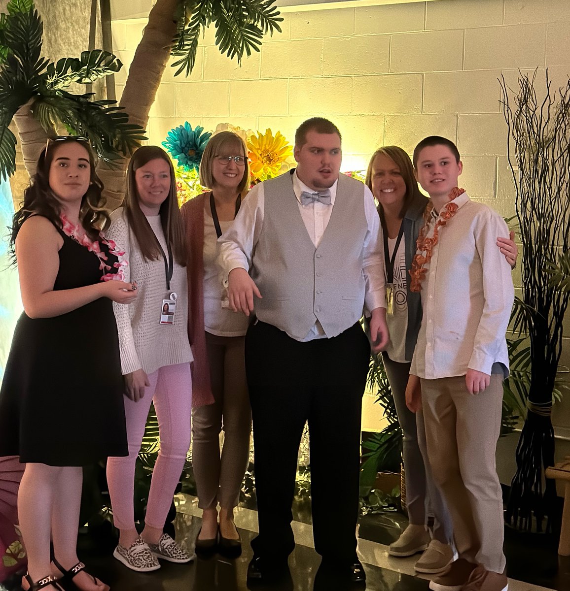 The ESU 4 Life-Skills students enjoying their evening at the NCECBVI prom. #esu4 #becourageous #becompassionate