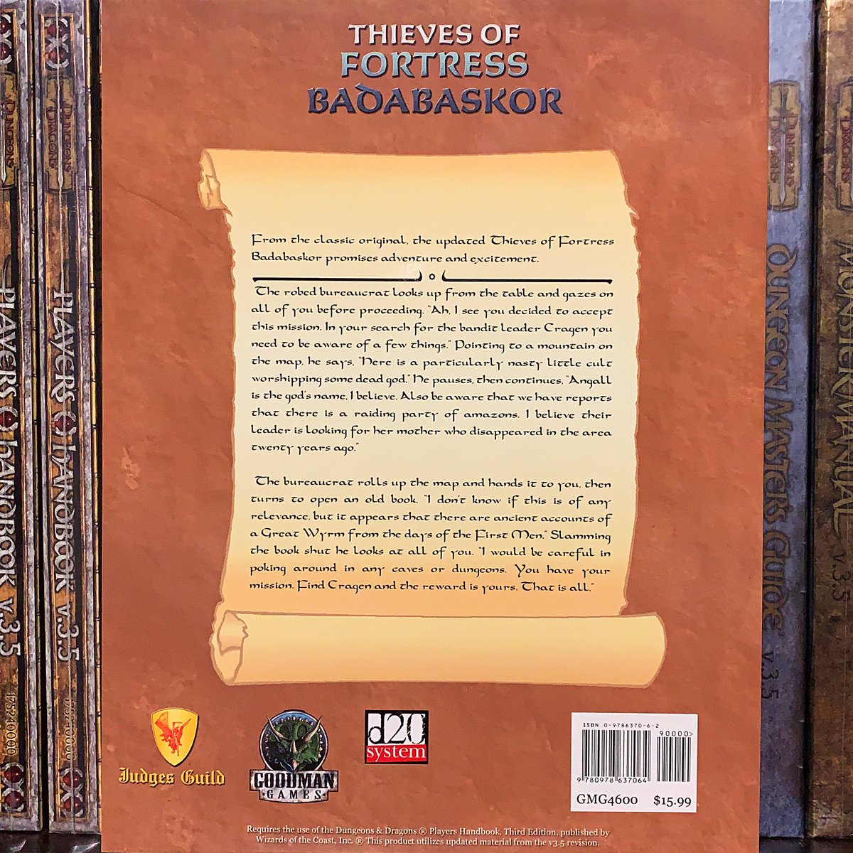 dnd__daily's tweet photo. JG1 Thieves of Fortress Badabaskor (2006) #DnD #JudgesGuild #TTRPG https://t.co/t8sTFDWwEj