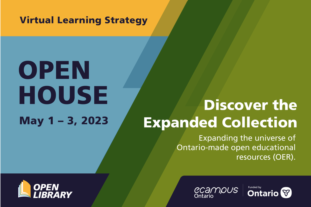 eCampusOntario's tweet photo. The #VLSOpenHouse schedule is out! Take a look and register below. https://t.co/BUKdNyCqT1 https://t.co/7g904aTVhc