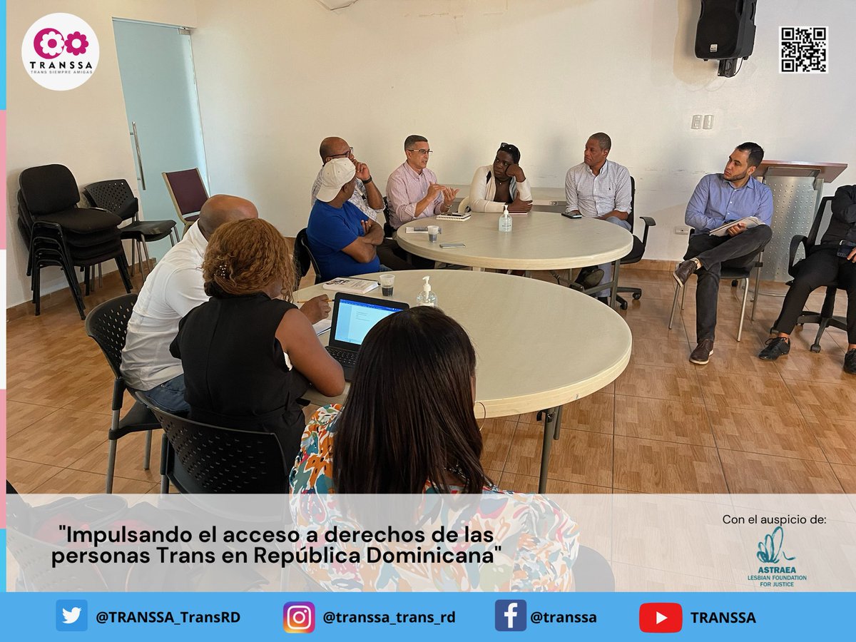 TRANSSA_TransRD's tweet photo. 1/3
Desde TRANSSA estuvimos participando en el encuentro/consulta sobre la Ley 135-11 de VIH, y su aún pendiente Reglamento de Aplicación, organizado por el Observatorio de Derechos Humanos Para Grupos Vulnerabilizados.
#transsa #odhpt #leydevih #ddhh #derechoalasalud https://t.co/1PER4hKBve