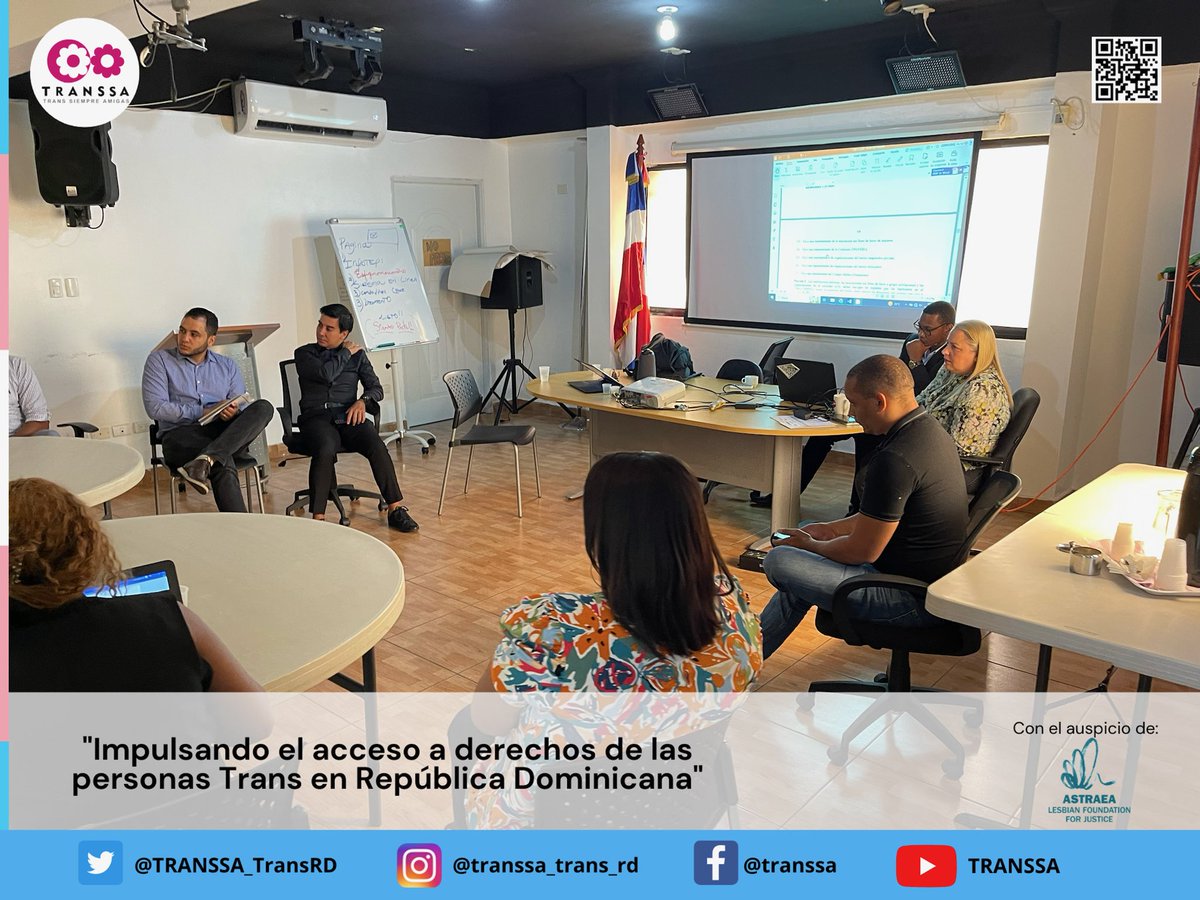 TRANSSA_TransRD's tweet photo. 1/3
Desde TRANSSA estuvimos participando en el encuentro/consulta sobre la Ley 135-11 de VIH, y su aún pendiente Reglamento de Aplicación, organizado por el Observatorio de Derechos Humanos Para Grupos Vulnerabilizados.
#transsa #odhpt #leydevih #ddhh #derechoalasalud https://t.co/1PER4hKBve