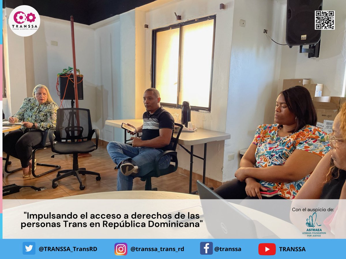 TRANSSA_TransRD's tweet photo. 3/3
…y contó con la participación de representantes de varias organizaciones que trabajan el tema de VIH en Santo Domingo tales como: TRANSSA, REDNAJCER, REDOVIH, MODEMU, COIN, CONAVIHSIDA y los observatorios ODHGV y ODHPT.
#leyvih #poblacionesclave #transcomunidad #transsa https://t.co/KWoou32fAP
