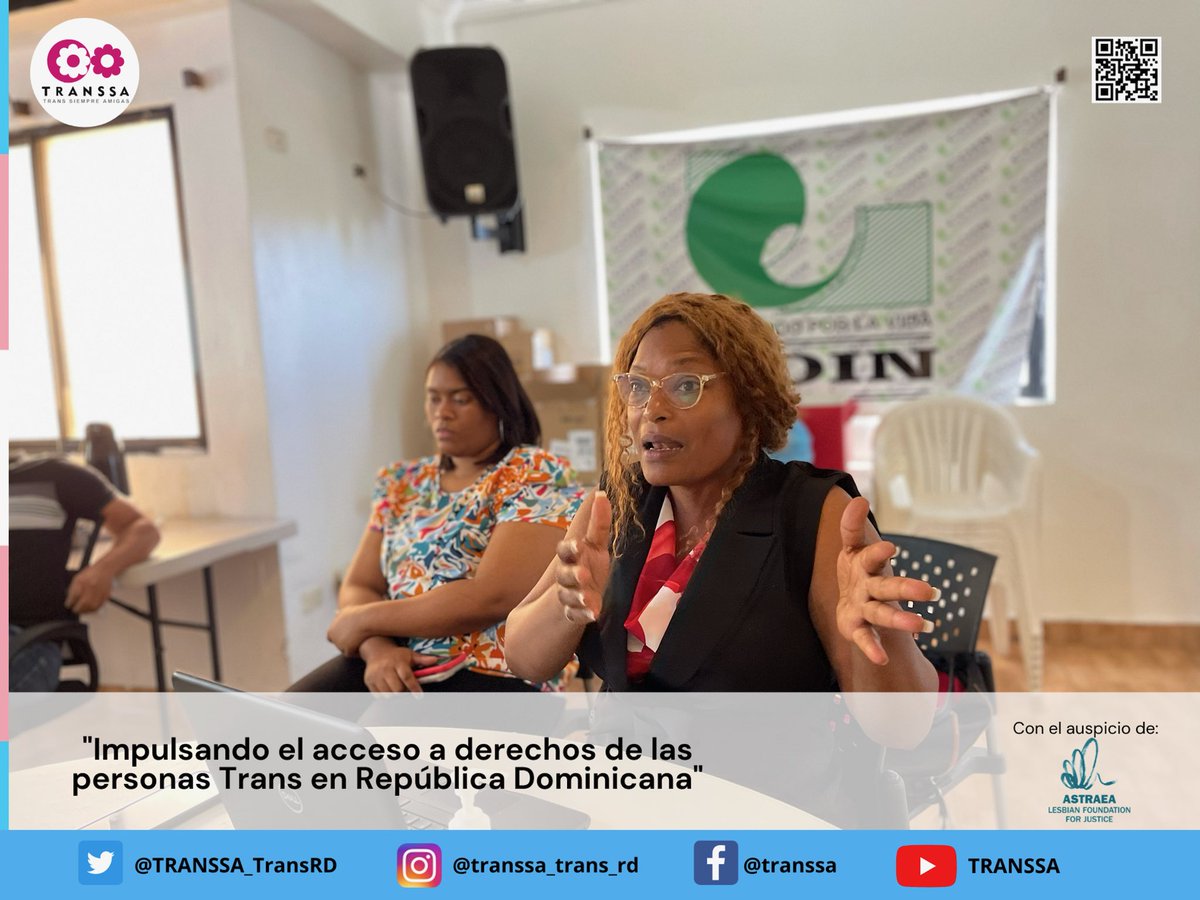 TRANSSA_TransRD's tweet photo. 3/3
…y contó con la participación de representantes de varias organizaciones que trabajan el tema de VIH en Santo Domingo tales como: TRANSSA, REDNAJCER, REDOVIH, MODEMU, COIN, CONAVIHSIDA y los observatorios ODHGV y ODHPT.
#leyvih #poblacionesclave #transcomunidad #transsa https://t.co/KWoou32fAP