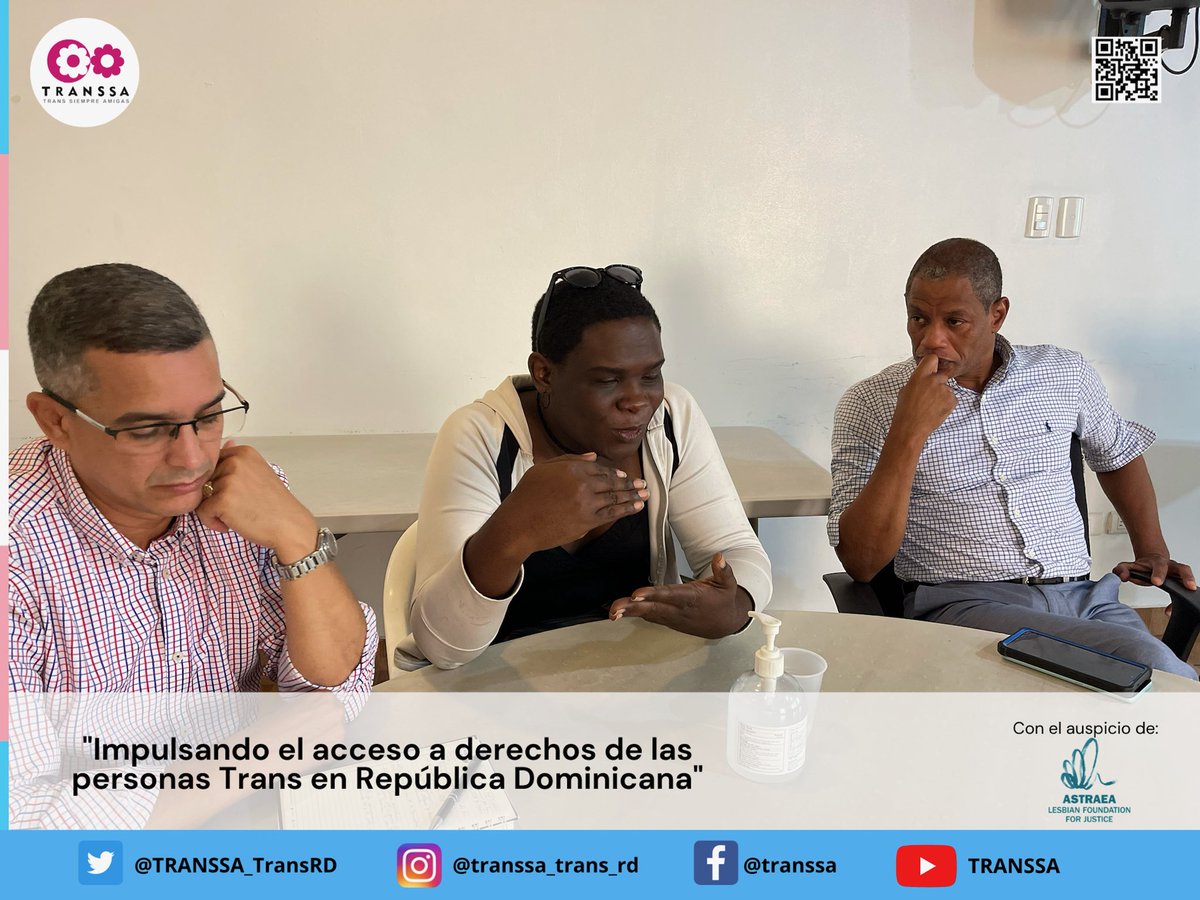 TRANSSA_TransRD's tweet photo. 3/3
…y contó con la participación de representantes de varias organizaciones que trabajan el tema de VIH en Santo Domingo tales como: TRANSSA, REDNAJCER, REDOVIH, MODEMU, COIN, CONAVIHSIDA y los observatorios ODHGV y ODHPT.
#leyvih #poblacionesclave #transcomunidad #transsa https://t.co/KWoou32fAP