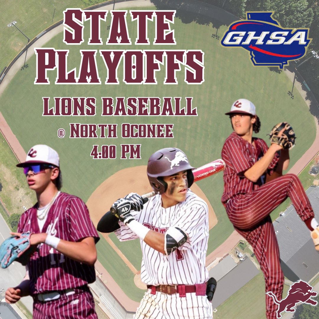 See you all Monday. 🦁 #LionStrong 

Game 2: 30 minutes after the conclusion of game 1.

<a href="/Kelly_Edwards15/">Kelly Edwards</a> <a href="/Chuckrob13/">Chuck Robinson</a> <a href="/HSM_WestGA/">Hometown Sports Media</a> <a href="/GradickSports/">Gradick Sports</a>