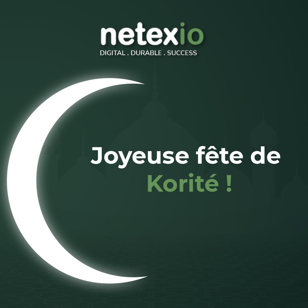netexio's tweet photo. Aïd Moubarak à tous qu'Allah renforce votre foi et vous apporte la paix. https://t.co/jQSSQ3U9G1