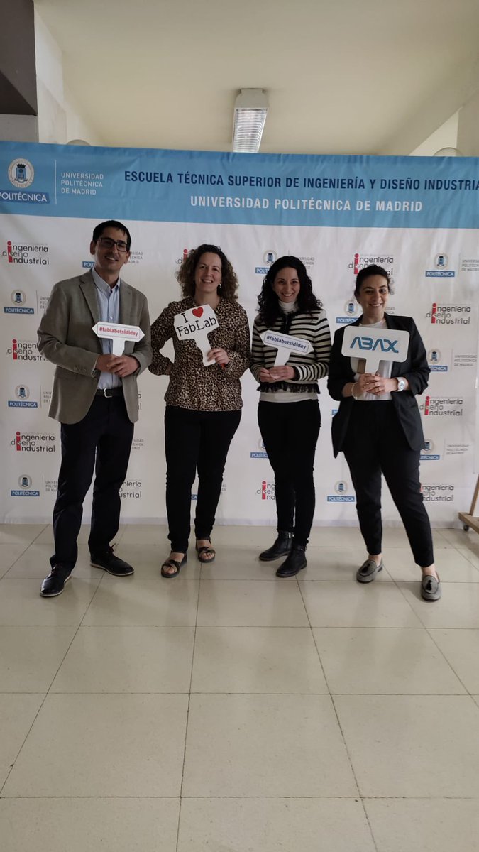 ETSIDI_UPM's tweet photo. Es #fablabetsididay recuerda subir una foto con el # y participar en el sorteo de una 🥗🍕🌮 en nuestra cafetería 🌬️🎂 #familiaetsidi https://t.co/0yGHjBIH19