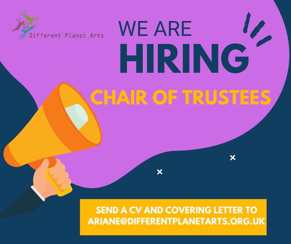 A wonderful opportunity for someone with experience in leadership, organisational management, strategy, and fundraising to join our dedicated team - full details of the post here artsjobs.org.uk/jobs/18919
#volunteering #chairoftrustees #charity #hiring #trusteeship #trustees