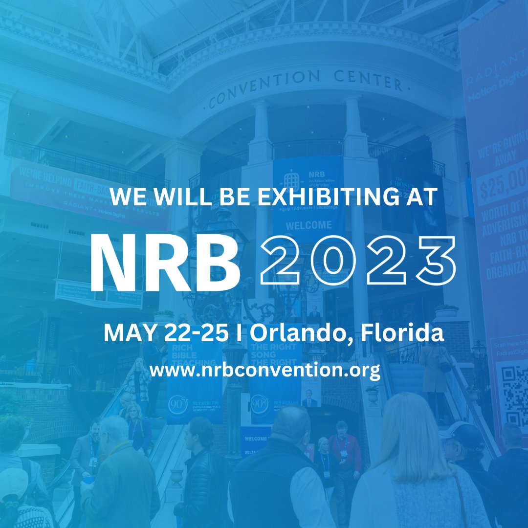jadesimmons's tweet photo. Purpose The Remix Heads To NRB in Orlando! JMG with be exhibiting at #NRB2023: the premier conference for Christian communicators! Planning to attend? Visit us at booth 300 for all things #Purpose! Hope to see you in May! https://t.co/fjNqCZGuT8 #bronzesponsor #purposetheremix https://t.co/IySd7wp3u3