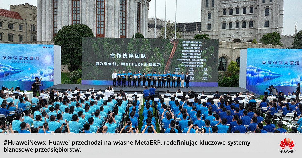 PolskaHuawei's tweet photo. 👉 Huawei ogłosił zastąpienie dotychczasowego oprogramowania informatycznego ERP własnym systemem zwanym #MetaERP, nad którym sprawuje pełną kontrolę.
ℹ Więcej: https://t.co/3GZiWAT8OC

#HuaweiNews https://t.co/T7XhOlQU5q