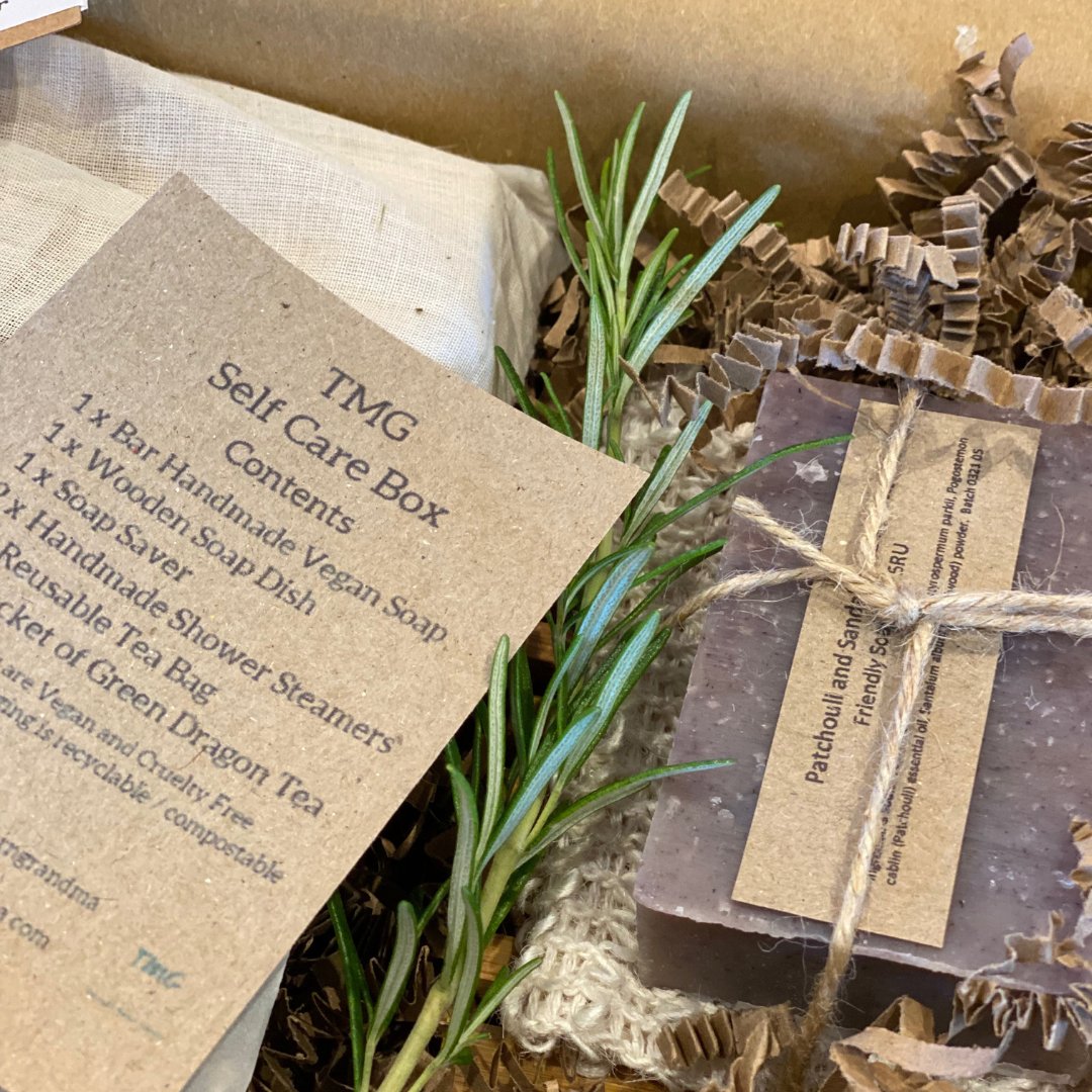 TModernGrandma's tweet photo. A company recently contacted me to ask if I could make up some Self Care boxes to send out to their staff for Mental Health week in May.

We're including some refreshing/reviving handmade shower steamers, lovely handmade soap and some relaxing herbal tea and reusable tea bags.

I https://t.co/cj56p4JTWb