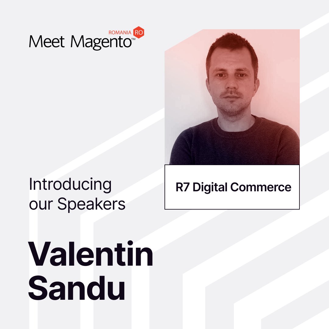 The stage it’s going to be full on 8th of May…

Valentin Sandu from R7 Digital Commerce, is a speaker for the second time at the Meet Magento Conference, and we are happy to announce his return on the stage this year! 👏

Book your seat at the event! 👉 bit.ly/MeetMagento202…