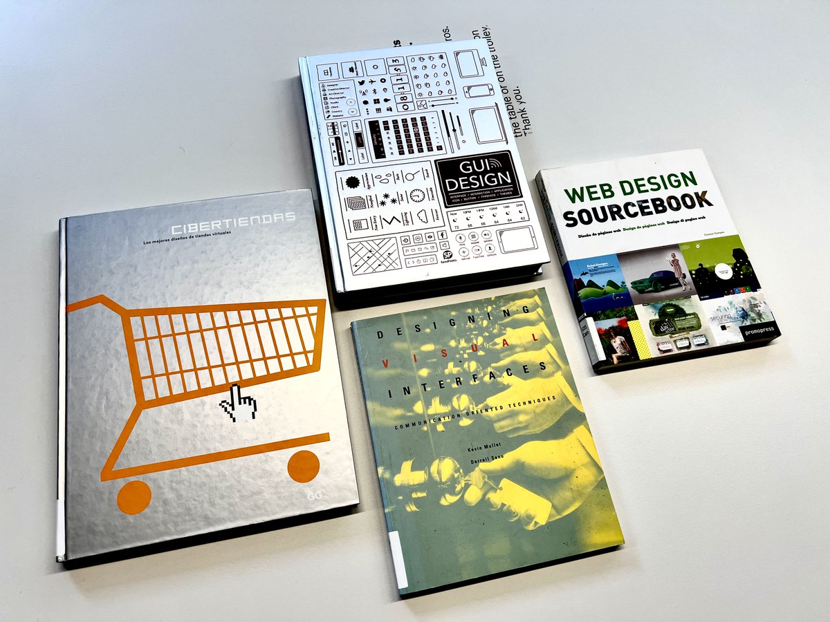 dissenydoc's tweet photo. 📚Els nostres usuaris consulten... 

#llegirdisseny #leerdiseño #readingdesign
#llibresdedisseny #librosdediseño #designbooks  #dissenygràfic #diseñográfico #graphicdesign #dissenyweb #diseñoweb #Webdesign #interfícies #visualinterfaces https://t.co/dQeqq3YmOg