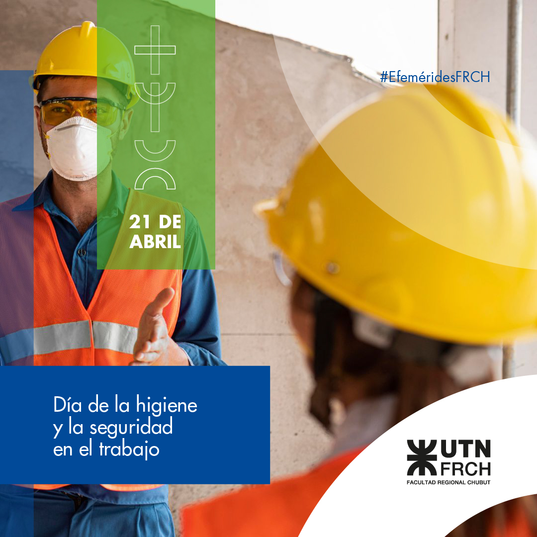 UTNChubut's tweet photo. Esta fecha recuerda la sanción de la Ley 19.587 de Higiene y Seguridad en el Trabajo destinada a la prevención de accidentes laborales.
Desde #FRCh saludamos a nuestros/as estudiantes de la Tec. Univ. en Higiene y Seguridad en el Trabajo y a quienes transitan ya esta profesión. https://t.co/n8mM9pc3of